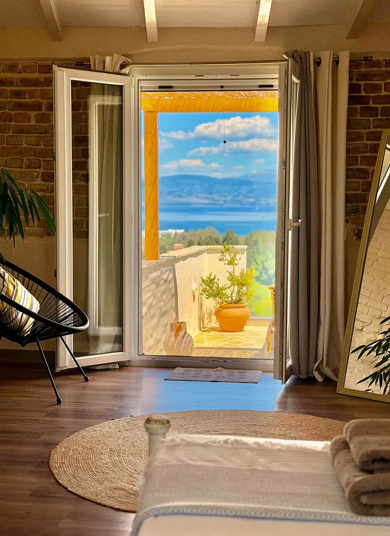 Aqua Vista Corfu - Stone House with Sea-View Jacuzzi – 7