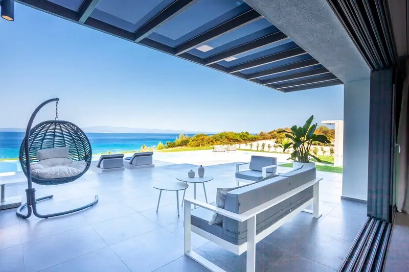 Aqua Vista Kassandra - Vilă pe Vârful Dealului cu Piscină Infinity deasupra Plajei Chanioti – 4
