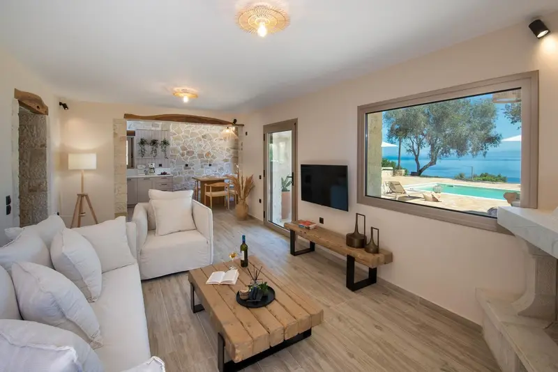 Aqua Vista Antipaxos - Stone Villa with Private Pool and Ionian Sea Views – 7