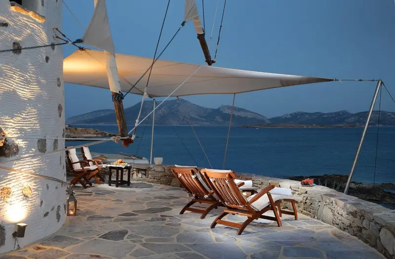 Aqua Vista Koufonisia - Moară de Vânt Istorică cu Vedere la Mare pe Pano Koufonisi – 6