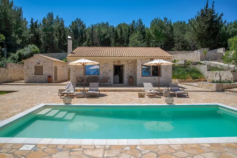 Aqua Vista Antipaxos - Stone Villa with Private Pool and Ionian Sea Views – 5