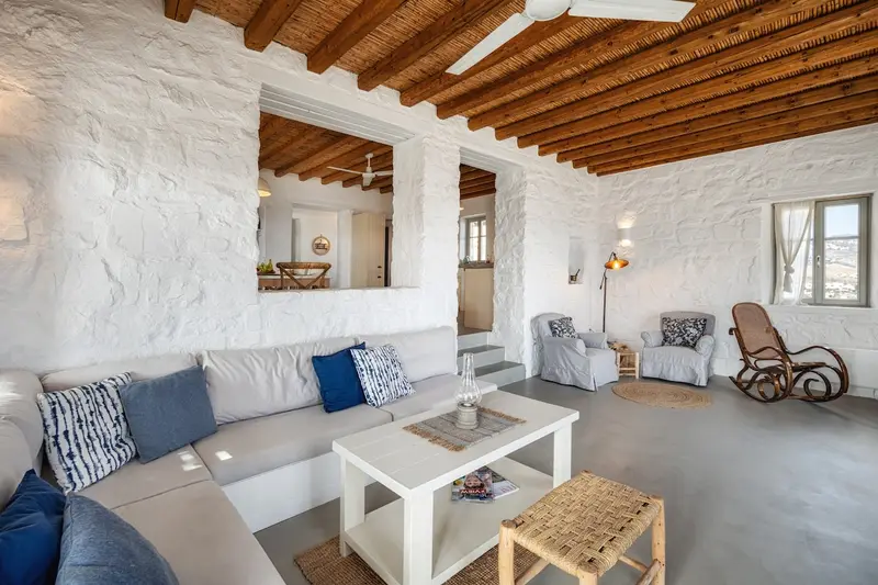 Aqua Vista Serifos - Stone Villa with Saltwater Pool near Livadi – 8
