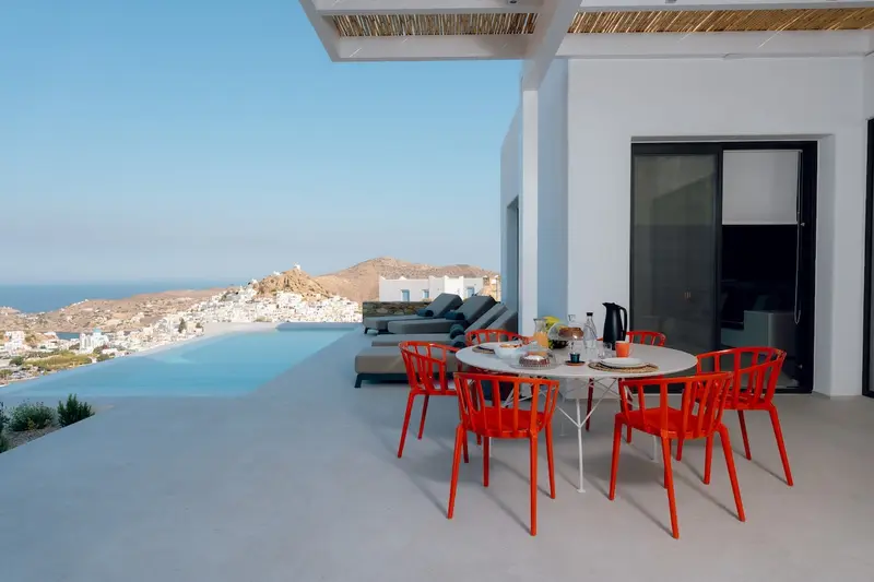 Aqua Vista Ios - Vilă cu Piscină Privată și Cadă cu Hidromasaj lângă Chora, Chora