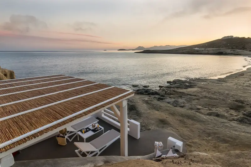Aqua Vista Milos - Casă-Peșteră pe Plaja Mytakas – 11