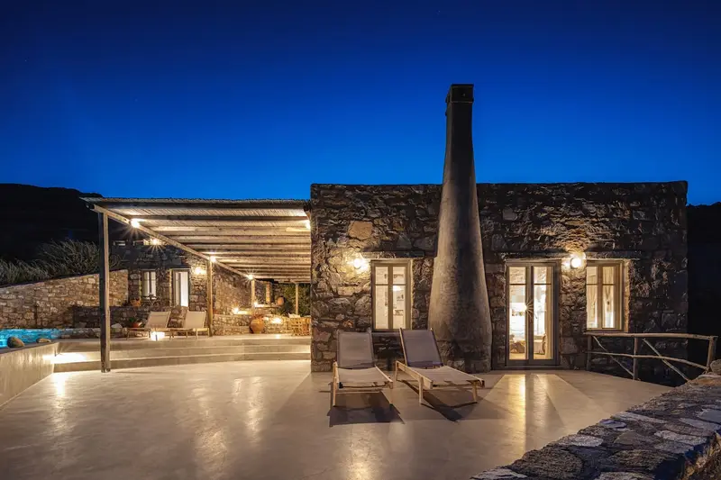 Aqua Vista Serifos - Stone Villa with Saltwater Pool near Livadi – 5