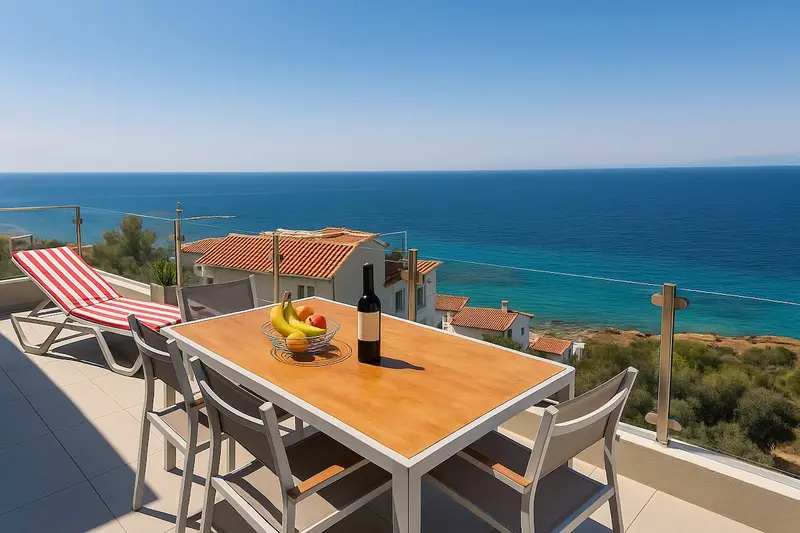 Aqua Vista Saronida Top-Floor 2BR Sea View – 2
