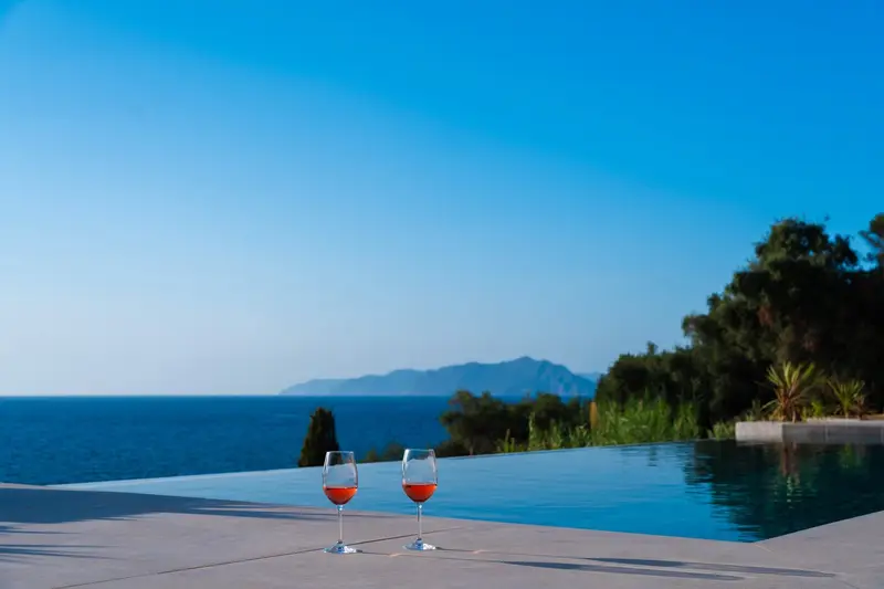 Aqua Vista Corfu - Vilă pe Malul Mării cu Piscină Infinity în Paramonas – 2