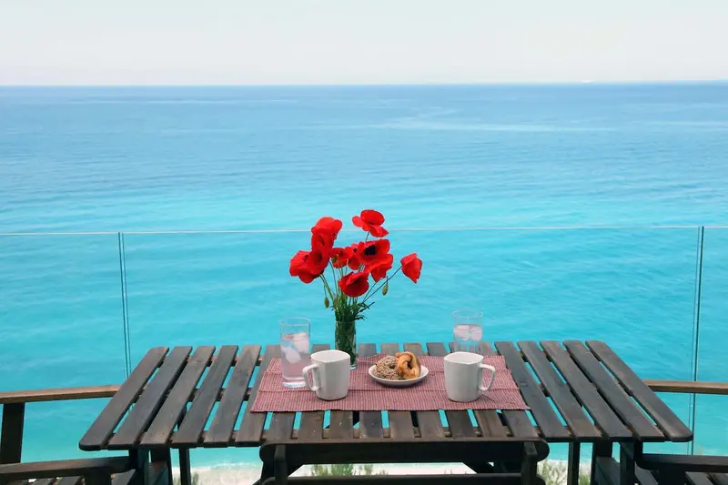 Aqua Vista Lefkada - Stone Villa with Private Pool by Mylos Beach – 5