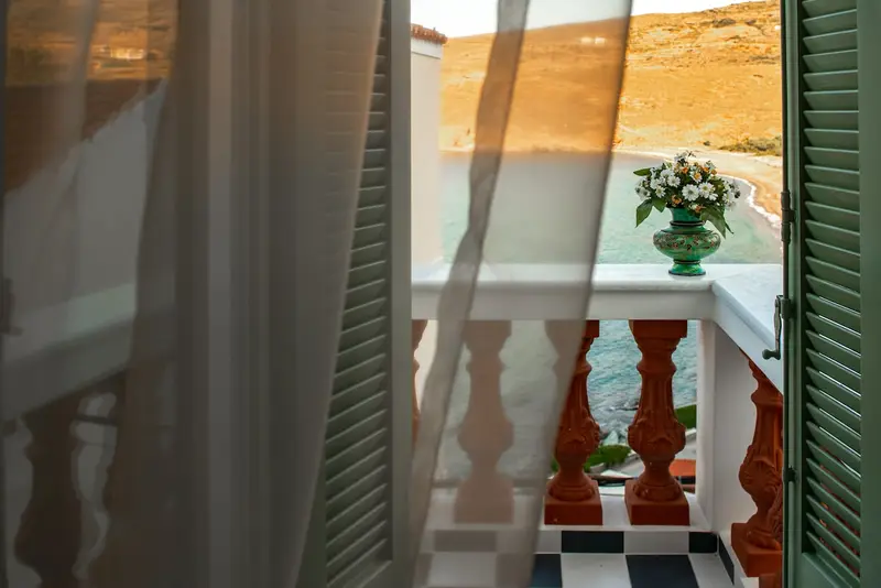 Aqua Vista Andros - Stone House with Sea-View Balcony in Chora – 2