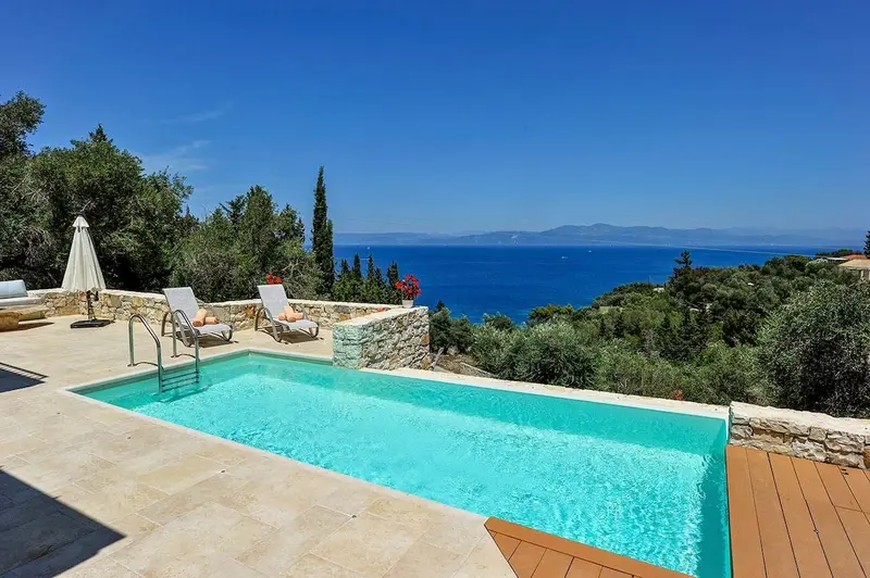 Aqua Vista Paxos - Vilă cu Piscină Infinity și Vedere la Mare în Gaios, Gaios