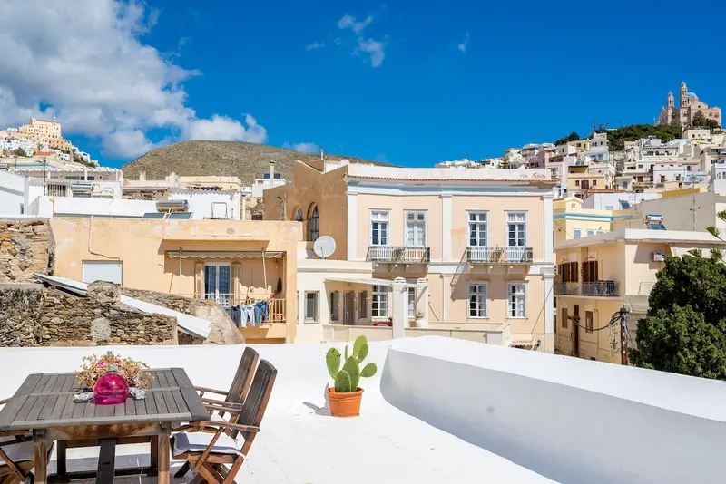 Aqua Vista Syros - Apartament Neoclasic cu Vedere la Mare în Ermoupoli – 4