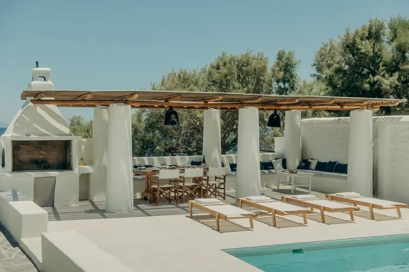 Aqua Vista Santorini - Casă de Familie pe Malul Mării cu Piscină, Santorini
