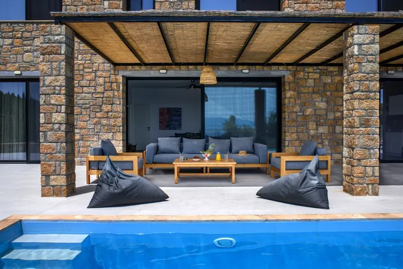 Aqua Vista Sithonia - Stone Villa with Infinity Pool by Mavrolitharo Beach – 4