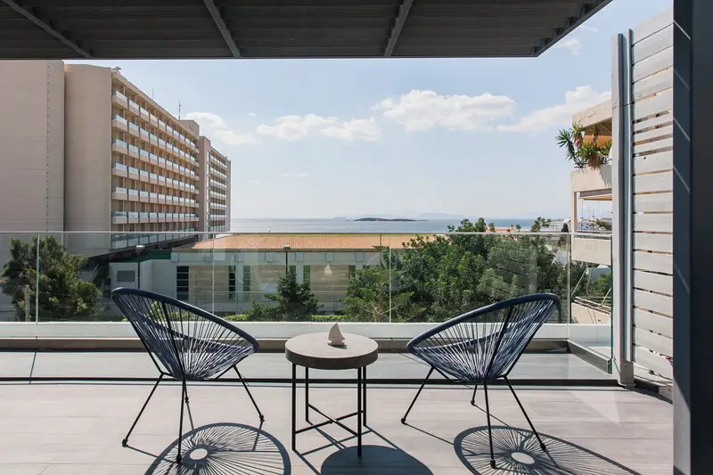 Aqua Vista Vouliagmeni - Penthouse with Balcony – 11