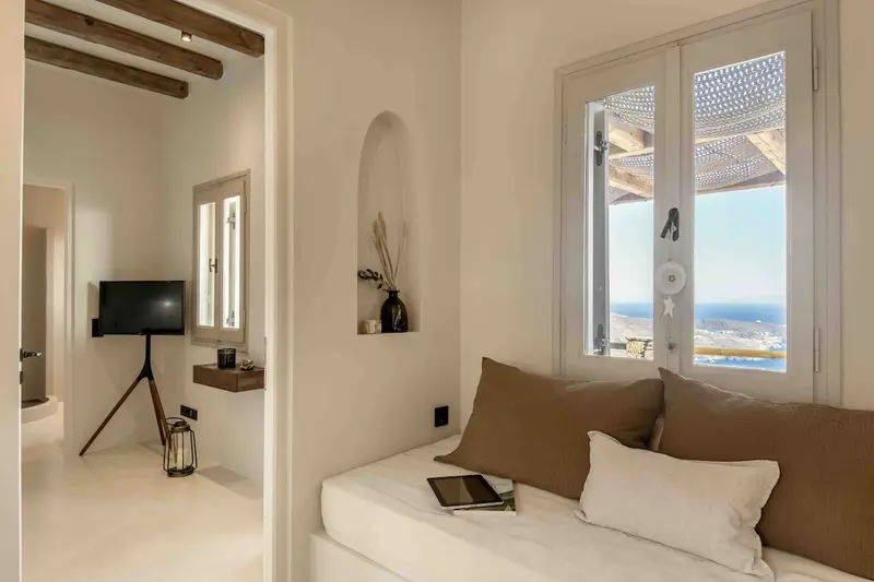 Aqua Vista Tinos - Vilă Cicladică cu Cadă cu Hidromasaj lângă Kardiani – 4