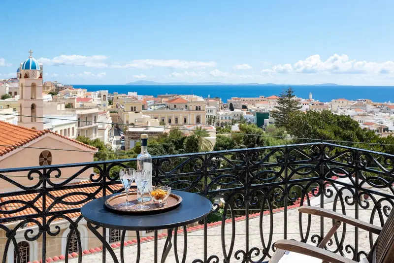 Aqua Vista Syros - Apartament Neoclasic cu Vedere la Mare în Ermoupoli – 3