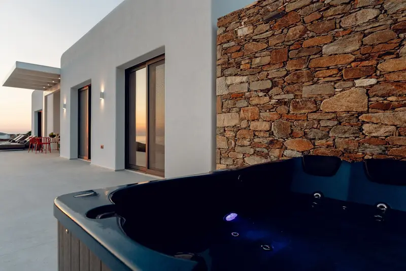 Aqua Vista Ios - Vilă cu Piscină Privată și Cadă cu Hidromasaj lângă Chora – 10