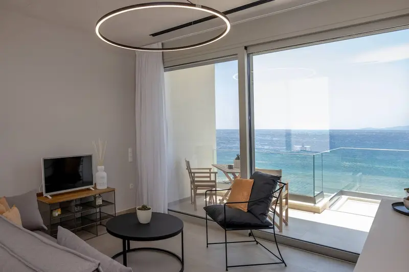 Aqua Vista Tinos - Apartament pe Malul Mării cu Balcon cu Vedere la Mare lângă Chora – 7