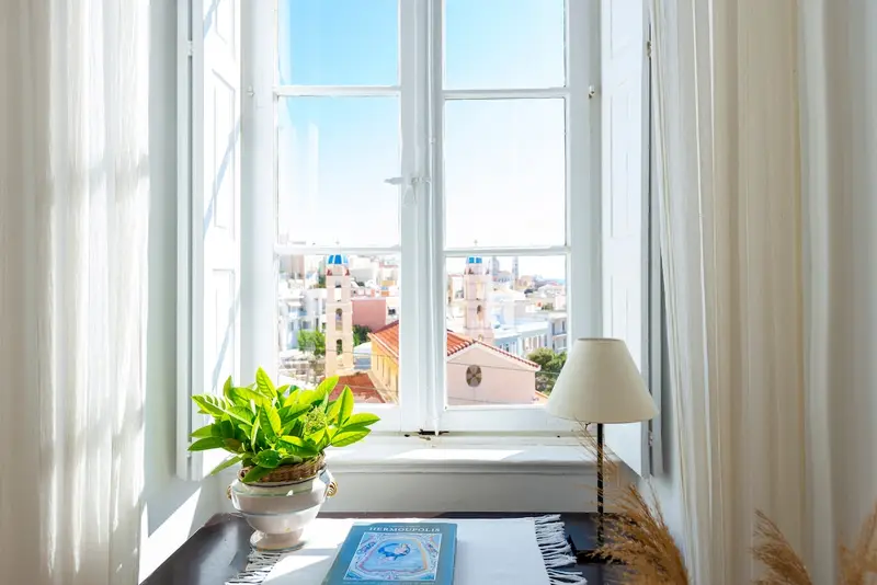 Aqua Vista Syros - Apartament Neoclasic cu Vedere la Mare în Ermoupoli – 7