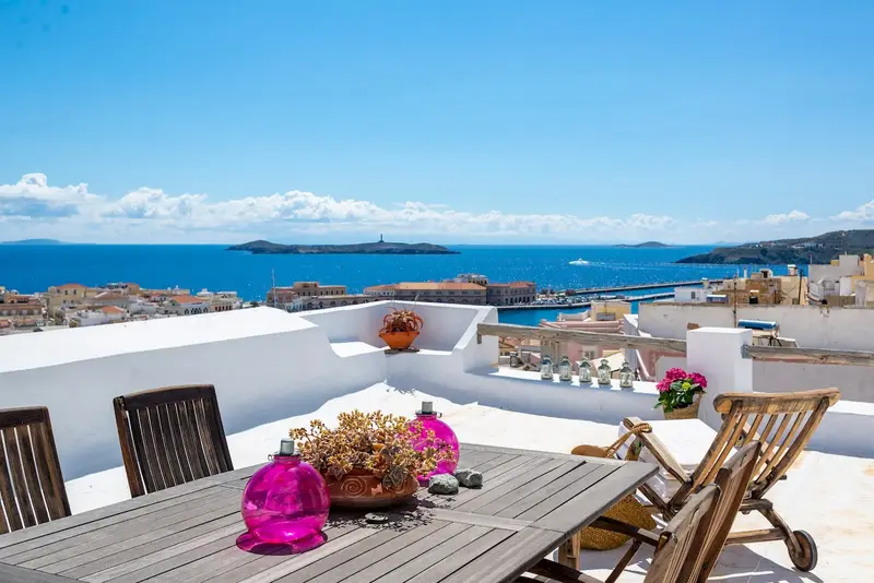 Aqua Vista Syros - Apartament Neoclasic cu Vedere la Mare în Ermoupoli, Ermoupoli