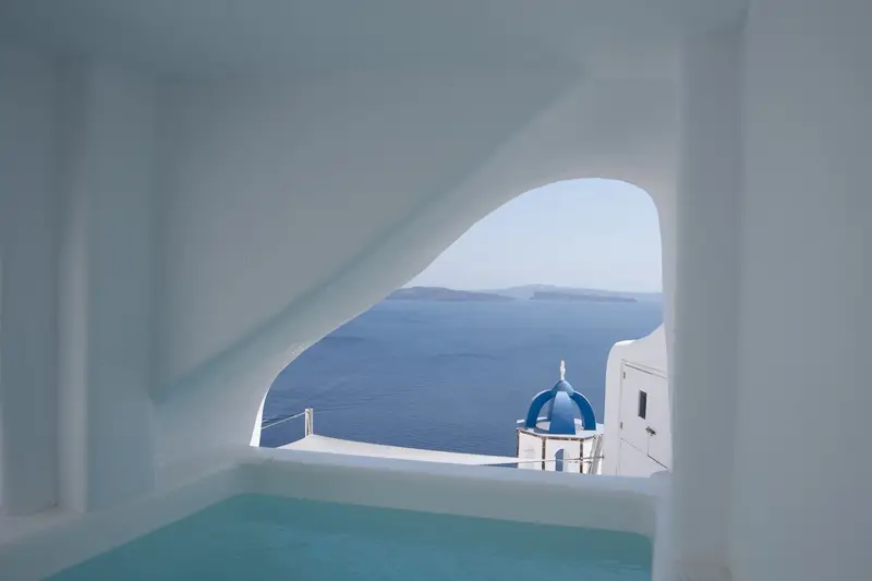 Aqua Vista Santorini - Suită-Peșteră în Oia cu Piscină Privată – 8