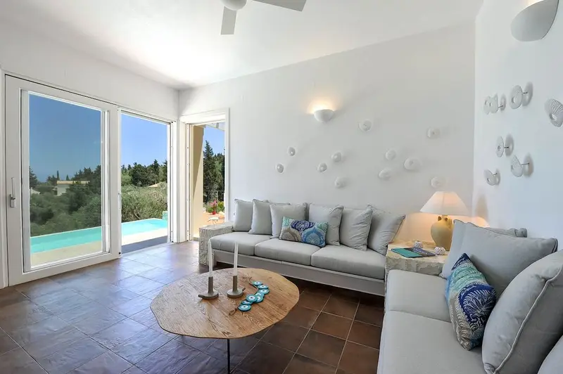Aqua Vista Paxos - Vilă cu Piscină Infinity și Vedere la Mare în Gaios – 8