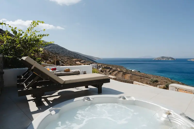 Aqua Vista Amorgos - Apartament cu Vedere la Mare și Cadă cu Hidromasaj în Agios Pavlos – 3