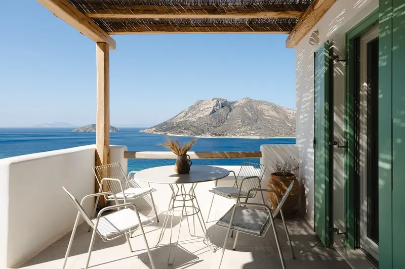 Aqua Vista Amorgos - Apartament cu Vedere la Mare și Cadă cu Hidromasaj în Agios Pavlos, Agios Pavlos
