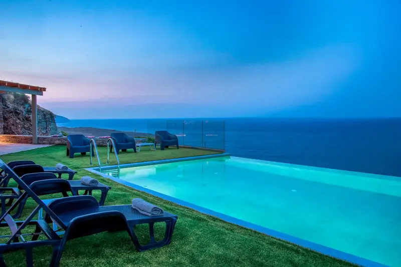 Aqua Vista Andros - Villa with Heated Infinity Pool in Syneti – 3