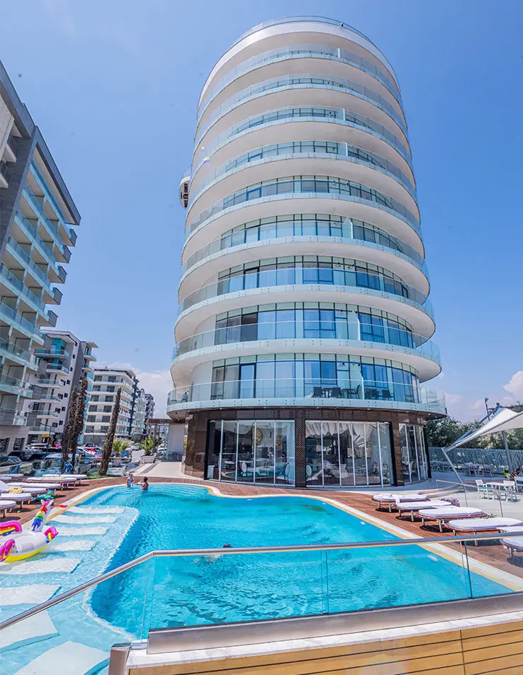 Aqua Vista White Tower - Garsonieră cu Vedere la Mare, Constanța