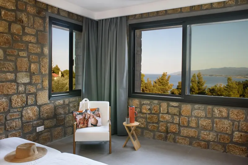 Aqua Vista Sithonia - Stone Villa with Infinity Pool by Mavrolitharo Beach – 9