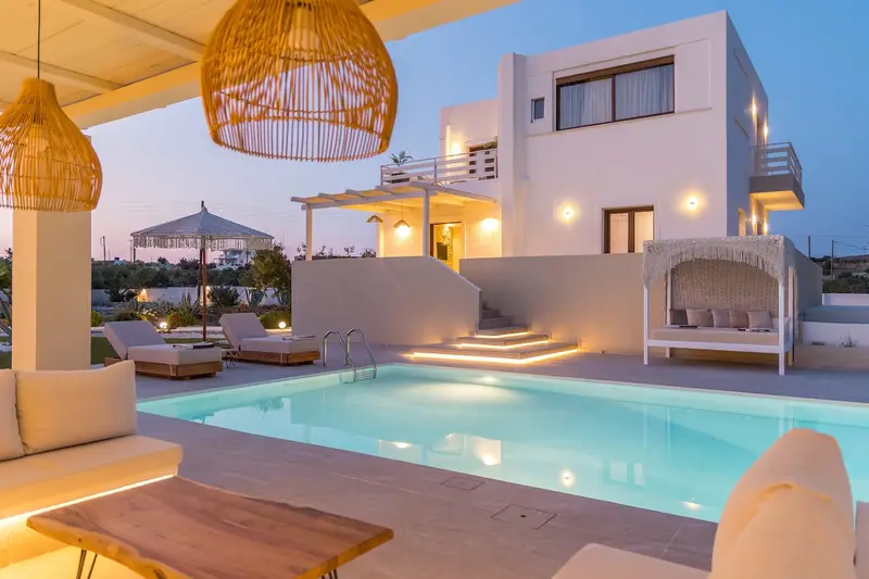 Aqua Vista Milos - Vilă cu Piscină Privată lângă Portul Adamas, Adamas