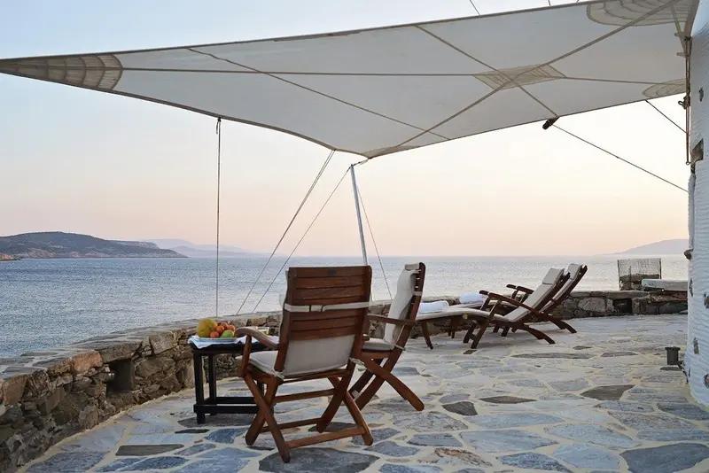 Aqua Vista Koufonisia - Moară de Vânt Istorică cu Vedere la Mare pe Pano Koufonisi – 4
