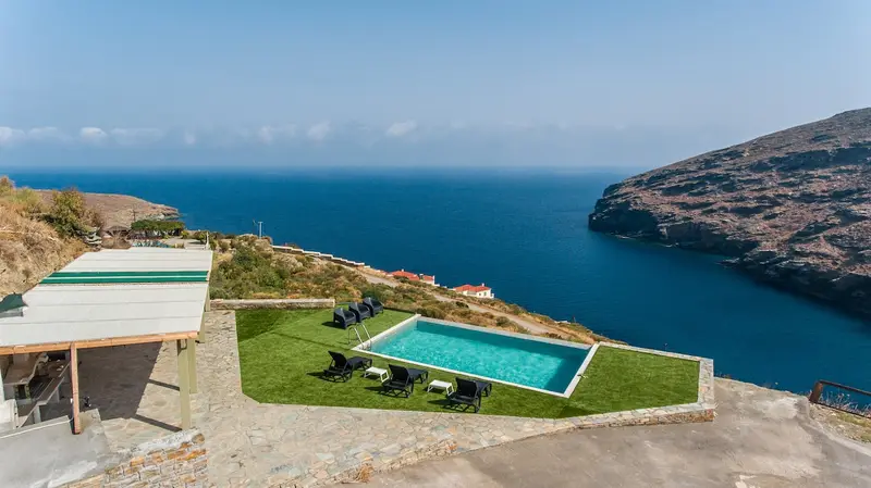 Aqua Vista Andros - Villa with Heated Infinity Pool in Syneti – 6