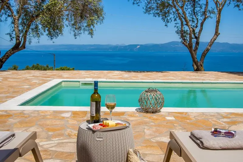 Aqua Vista Antipaxos - Stone Villa with Private Pool and Ionian Sea Views – 2