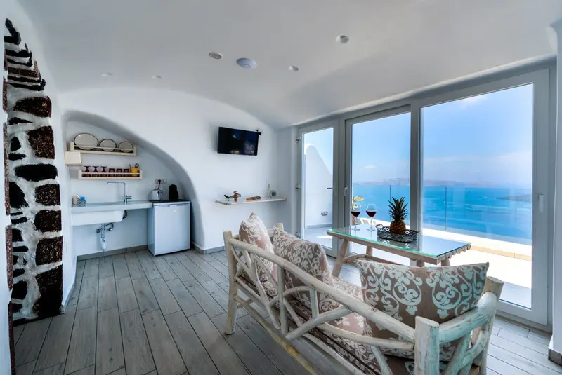 Aqua Vista Santorini - Cave Suite with Private Indoor Pool near Fira – 6