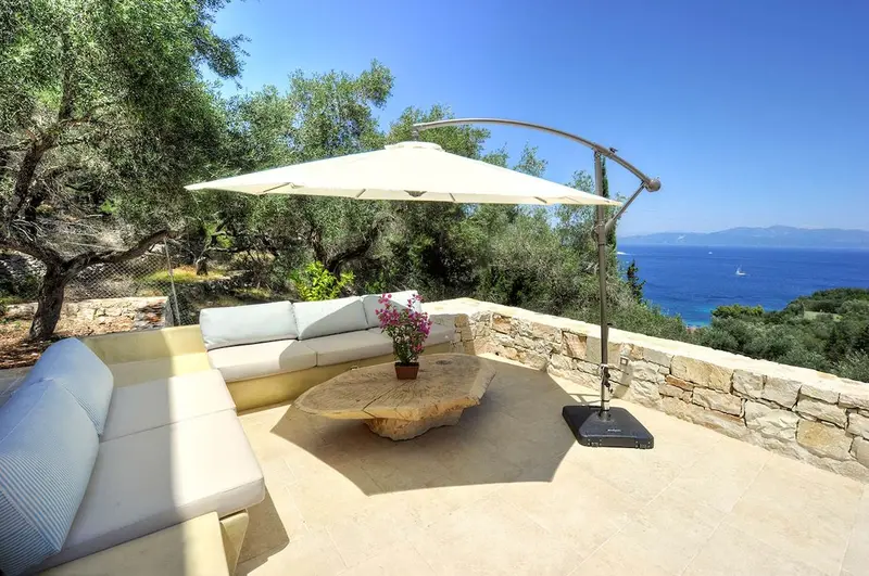 Aqua Vista Paxos - Vilă cu Piscină Infinity și Vedere la Mare în Gaios – 2