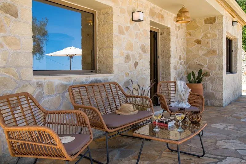 Aqua Vista Antipaxos - Stone Villa with Private Pool and Ionian Sea Views – 11