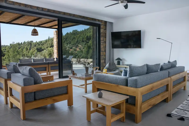 Aqua Vista Sithonia - Stone Villa with Infinity Pool by Mavrolitharo Beach – 5