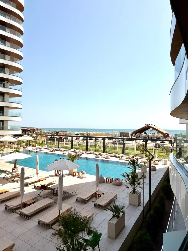 Aqua Vista Del Mar - Garsonieră cu Acces la Plajă, Constanța