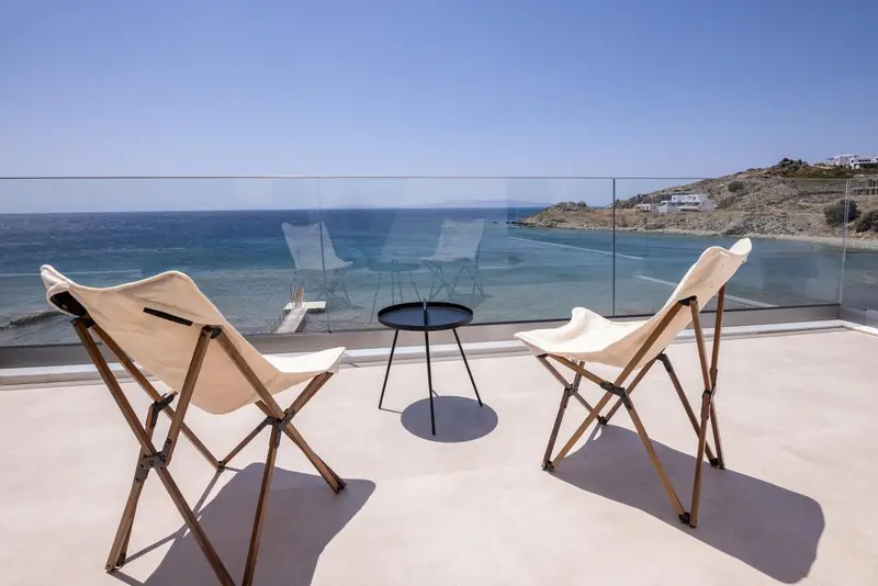 Aqua Vista Tinos - Apartament pe Malul Mării cu Balcon cu Vedere la Mare lângă Chora – 3