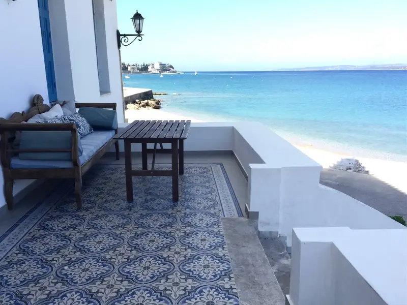 Aqua Vista Spetses - Vilă pe Malul Mării cu Vedere la Mare și la Apus, Spetses