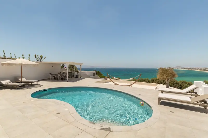 Aqua Vista Naxos - Vilă în Stil Cicladic cu Piscină Privată în Mikri Vigla, Mikri Vigla