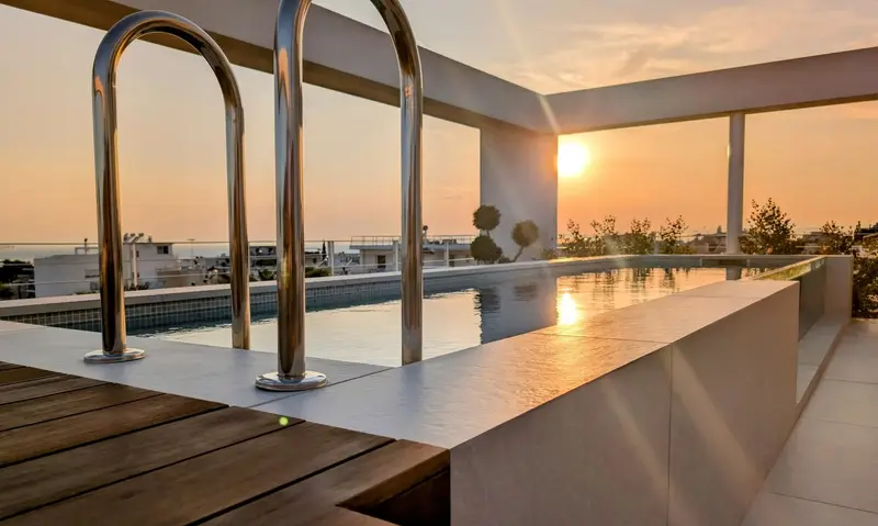 Aqua Vista Voula - Penthouse cu Piscină Privată din Sticlă – 8